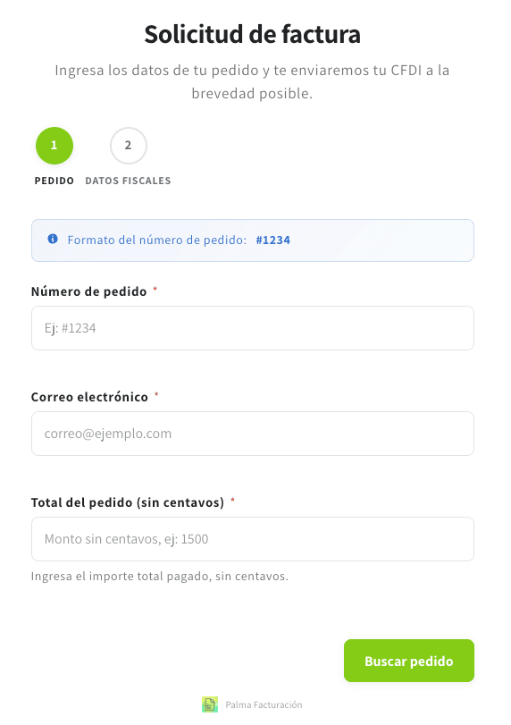 Datos del cliente